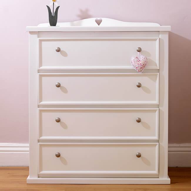 kids white chest of drawers