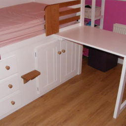 3 Drawer Kids Cabin Bed with Detachable Desk