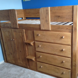 4 Drawer Cabin Bed with Traditional Finish