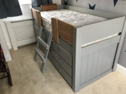 Manor House Grey Cabin Bed