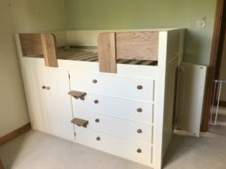 4 Drawer Cabin Bed With Side Door