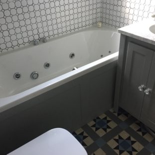 Manor House Grey Bath Panel